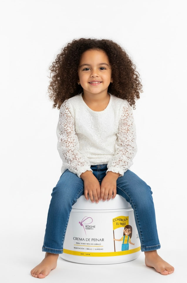 Kit Cosmetico Capilar Para Niños | Limpieza Suave, Hidratación y Control del Frizz