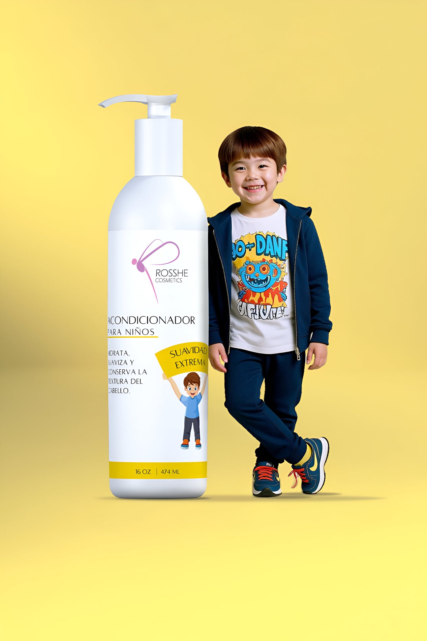 Kit Cosmetico Capilar Para Niños | Limpieza Suave, Hidratación y Control del Frizz