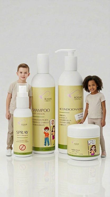 KIT completo antipiojos orgánico: ¡Dile adiós a los piojos, hola al cabello sano!